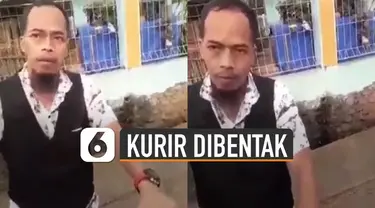 Terjadi kembali seorang kurir yang sedang mengantar barang COD di bentak-bentak oleh customer.