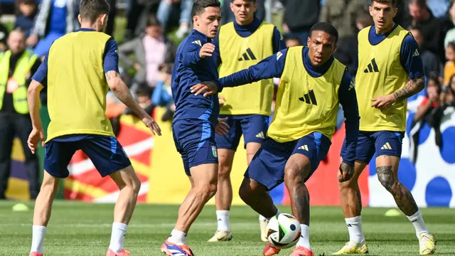 Latihan Timnas Italia untuk Euro 2024