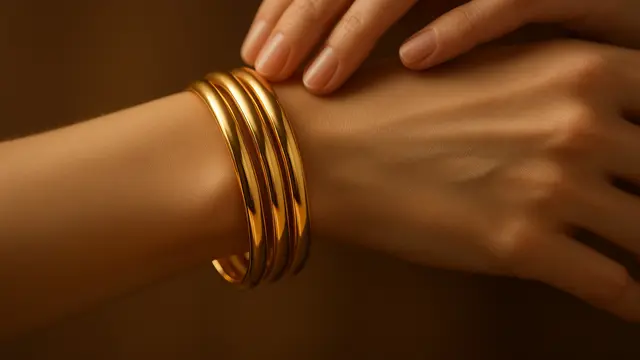Model Gelang Emas Bertumpuk 2 Gram