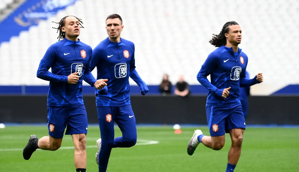 Belanda akan menurunkan skuad terbaiknya menghadapi tuan rumah Prancis di laga babak kualifikasi EURO 2024. (AFP/Franck Fife)