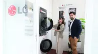 Peluncuran mesin cuci dan pengering pakaian berbasis AI, LG WashTower. Dok: LG Electronics Indonesia
