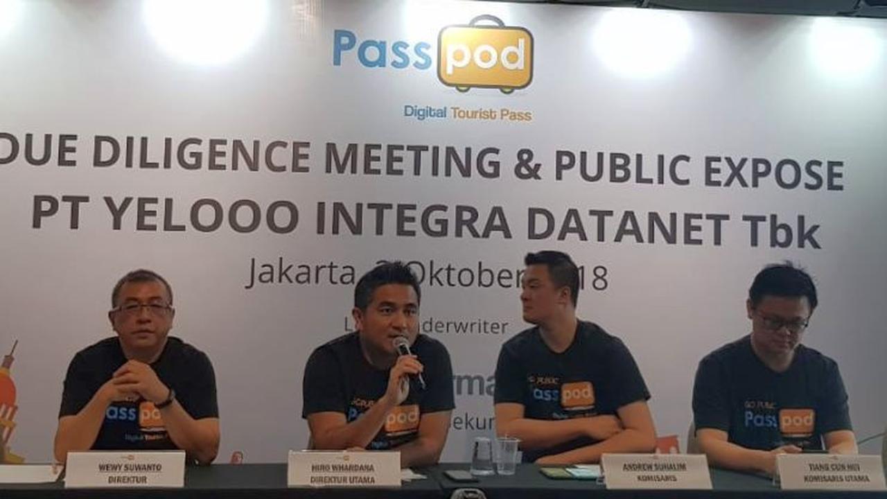 Due Diligence Meeting and Public Expose PT Yelooo Integra Datanet (Passpod), Rabu (3/10/2018).