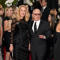 Rupert Murdoch dan Jerry Hall (AFP/Bintang.com)