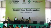Djarum Foundation menggelar kegiatan Edukasi Lingkungan dan Pencanangan Pemulihan Ekosistem Kawasan Cagar Alam Kawah Ijen.