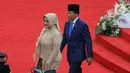 Annisa MA Mahesa (kiri) menjadi anggota DPR termuda periode 2024-2029 di usia 23 tahun. (Liputan6.com/Angga Yuniar)