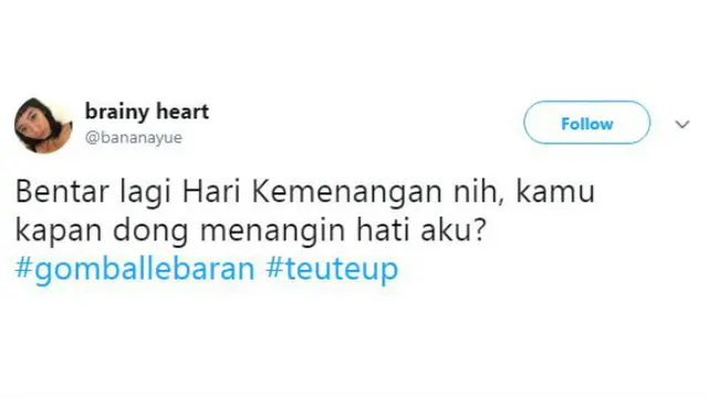 Pastikan jangan pakai gombalan yang udah umum dan sering dipakai orang lain.