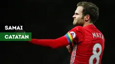 Juan Mata berhasil menyamakan catatan yang dibuat Cesc Fabregas dan David Silva.
