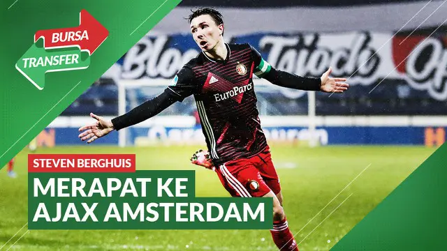 Berita Video Rumor Kepindahan Pemain Feyenoord, Steven Berghuis yang Merapat ke Ajax Amsterdam