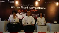 Peluncuran produk printer laser imageClass dan inkjet Maxify Canon di Jakarta, Kamis (19/1/2017). (Liputan6.com/Agustin Setyo Wardani)