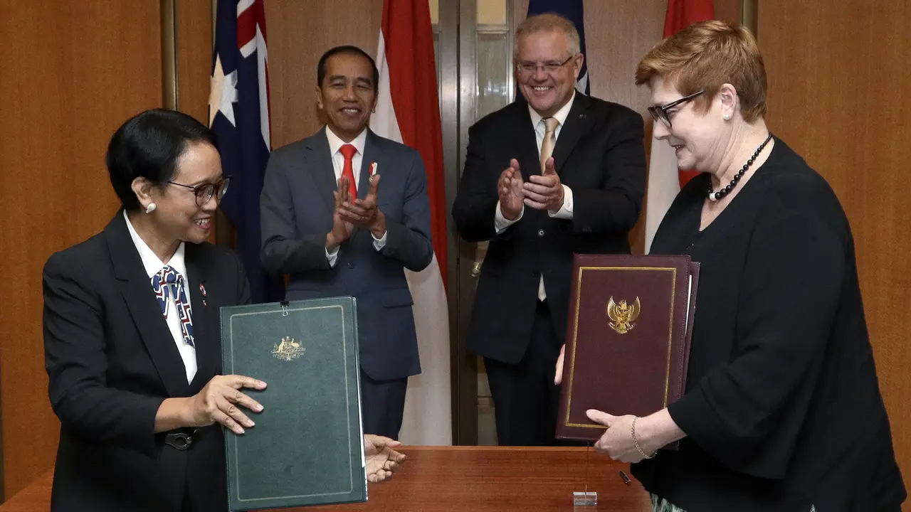 Jokowi Berbicara di Hadapan Parlemen Australia