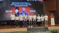 Patrice Evra dan Park Ji-Sung Datang ke Jakarta (Liputan6.com/Thomas)