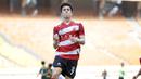 <p>Pemain Madura United, Francisco Rivera, melakukan selebrasi setelah mencetak gol ke gawang Persikabo 1973 dalam laga pekan kesembilan BRI Liga 1 2023/2024 di Stadion Wibawa Mukti, Cikarang, Sabtu (19/8/2023). (Bola.com/Abdul Aziz)</p>
