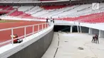Pertandingan Indonesia melawan Islandia digelar di GBK yang masih dalam tahap renovasi sebelum Asian Games.