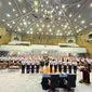Sosialisasi pelaporan SPT Tahunan dan pemadanan NIK dengan NPWP di Auditorium Denmabesau I. G. Dewanto, Markas Besar TNI Angkatan Udara, Jakarta Timur, Jumat (25/1/2024). (Dok DJP)