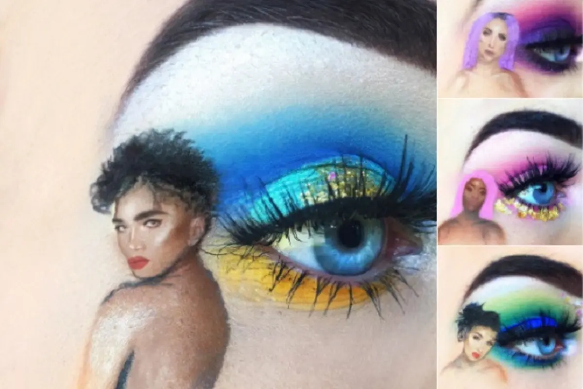 Keren, Gadis 15 Tahun Ini Buat Makeup dengan Karakter Selebritas