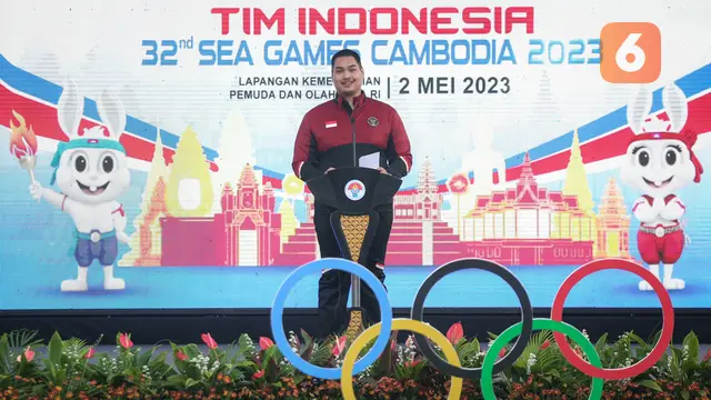 Foto: Menpora Dito Ariotedjo Kukuhkan Kontingen Indonesia untuk SEA Games 2023, Siap Berjaya di Perhelatan Akbar Olahraga Asia Tenggara