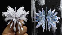 Karya Seni Origami Burung Bangau Ini Detailnya Sempurna. (Sumber: Brightside)