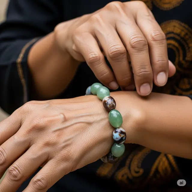 Model Gelang Buat Orang Tua 50 Tahun. Foto: Gemini