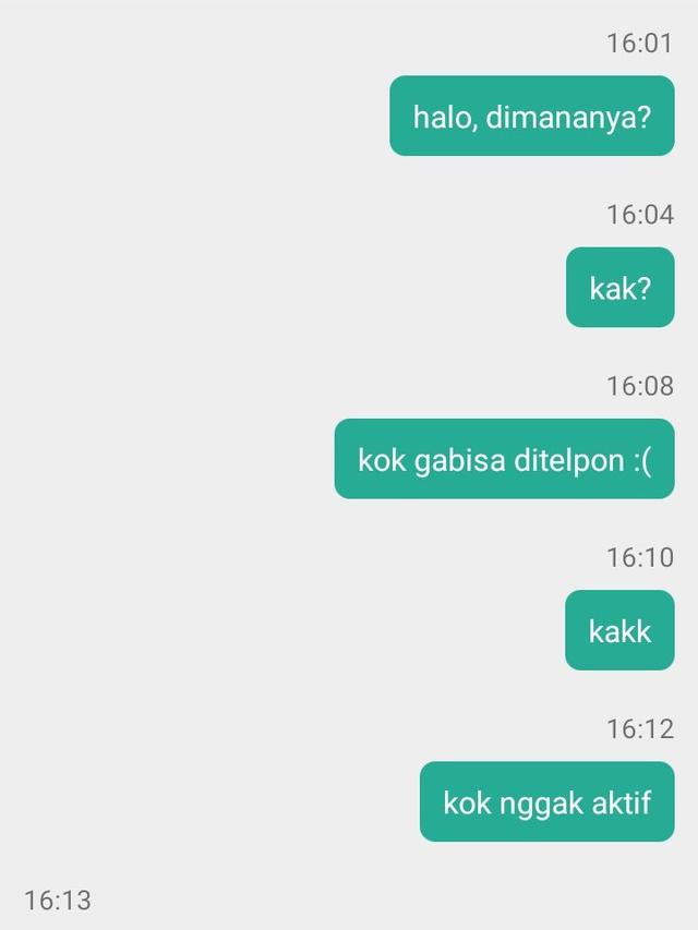 Chat Driver Ojol Saat Lama Antri Makanan, Bikin Ngakak. (Sumber: Twitter/txtdariolshop)