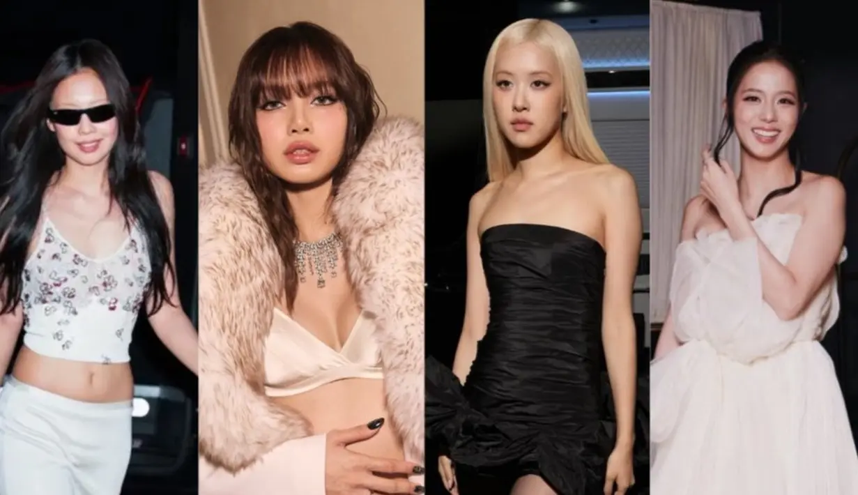 Jika di karpet merah mereka mengusung tema artistik yang dramatis, maka di sesi kedua ini, Jennie Kim, Lisa, Jisoo, dan Rosé tampil dengan gaya yang lebih santai, sensual, namun tetap high fashion.  [@voguehongkong].