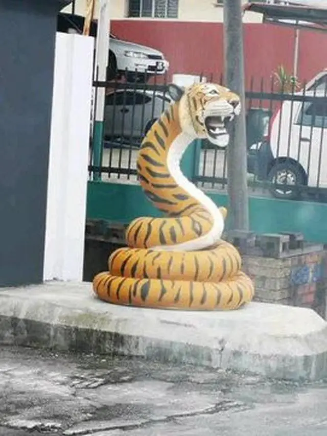 10 Potret Bentuk Patung Hewan Ini Absurd Banget, Bikin Geleng Kepala