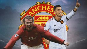 Ilustrasi - David Beckham, Cristiano Ronaldo Nuansa Manchester United (Bola.com/Bayu Kurniawan Santoso)