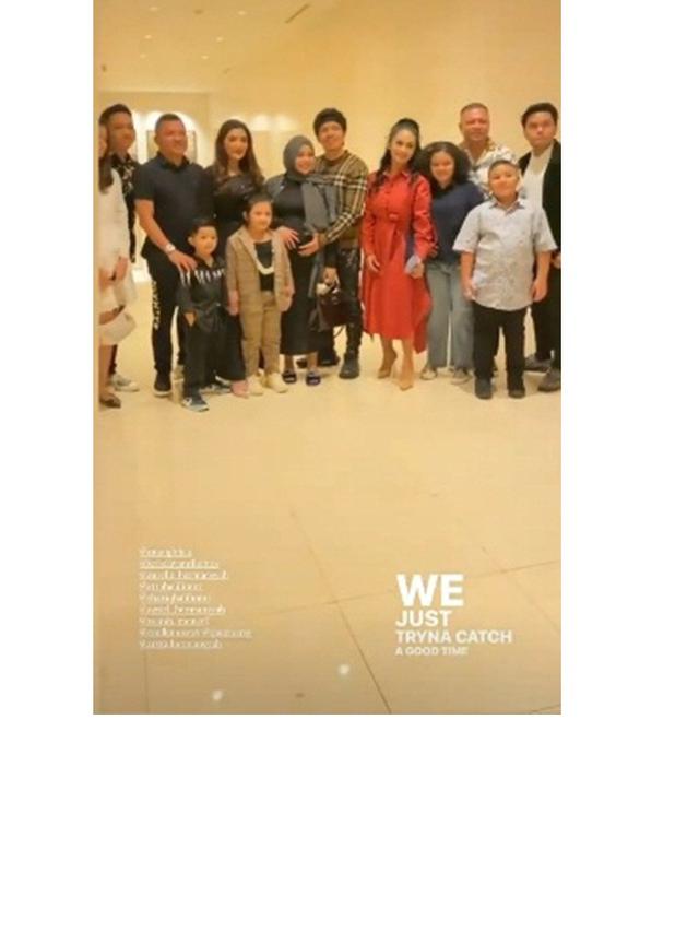 8 Momen Kumpul Bareng Keluarga Anang Hermansyah dan Krisdayanti, Curi Perhatian