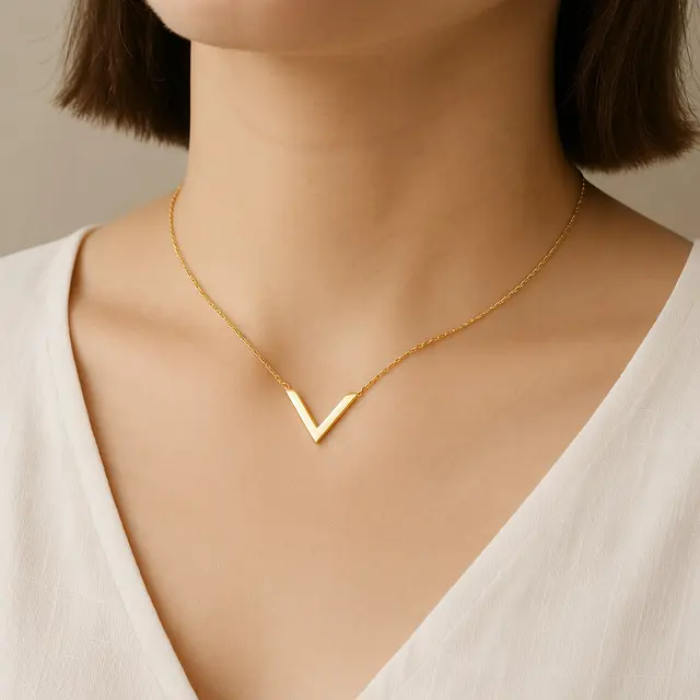 Model Kalung Emas 3 Gram Terbaru untuk Leher Pendek