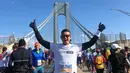 Para pelari Team Yayasan Ronald McDonald House Charities (RMHC) Indonesia mengikuti ajang lari New York Marathon 2019. Para pelari tersebut berpartisipasi dalam penggalangan dana untuk pembangunan rumah singgah RMHC di Denpasar Bali. (Foto Istimewa)