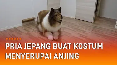 Ada-ada saja yang dilakukan seorang pria ini ketika sangat terobsesi dengan hewan anjing