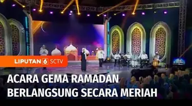 Puncak acara Gema Ramadan berlangsung meriah, selain diisi penampilan penyanyi religi Opick dan band GIGI juga turut hadir pebisnis fashion asal Malaysia Vivy Yusof yang berbagi kisahnya membangun usaha.