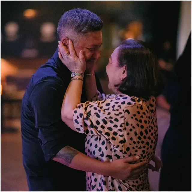 Foto kenangan Gading Marten dan ibunya, Farida Sabtijastuti. (Foto: Dok. Instagram @gadiiing)