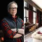 Sesuai dengan desain fesyennya yang bertema klasik Amerika, penthouse Tommy Hilfiger didesain dengan begitu apik