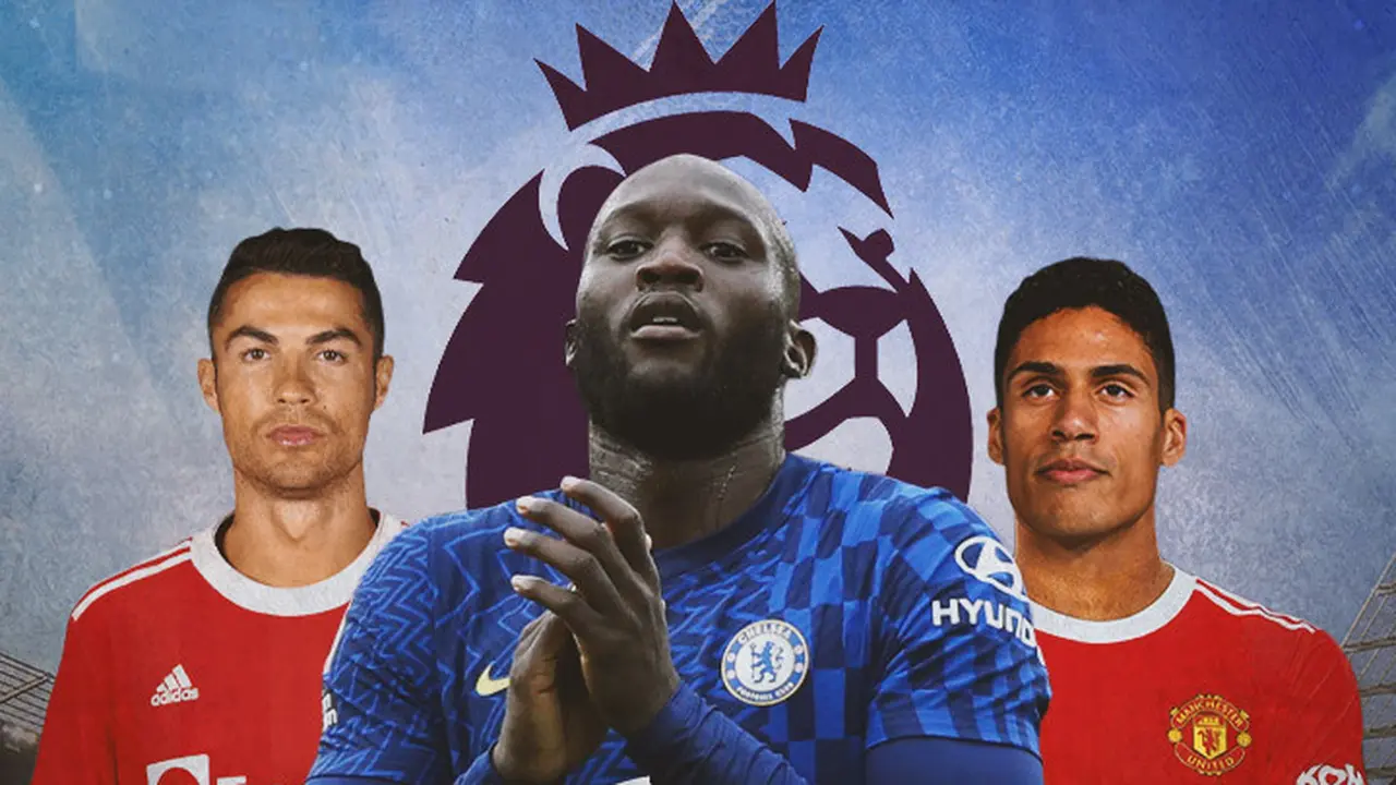 Premier League - Cristiano Ronaldo, Romelu Lukaku, Raphael Varane