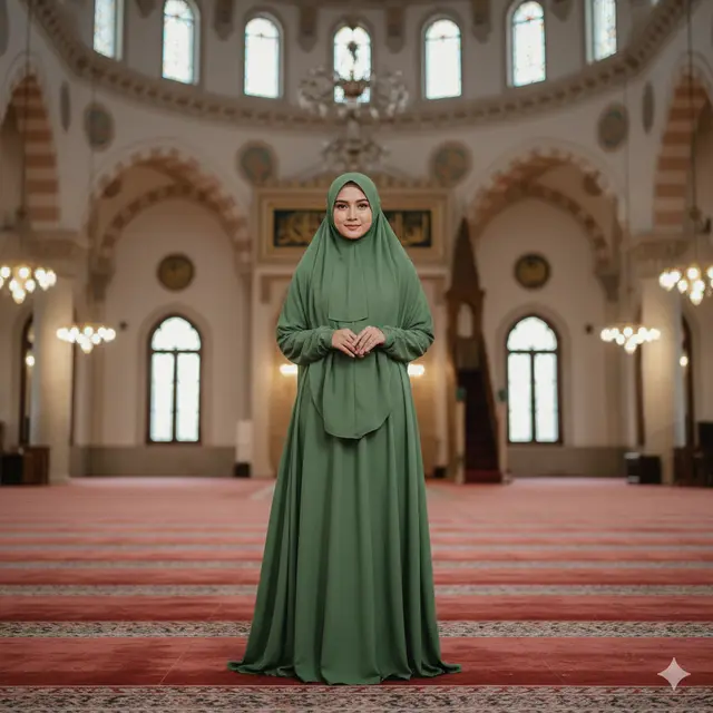 Model Gamis untuk Salat Tarawih