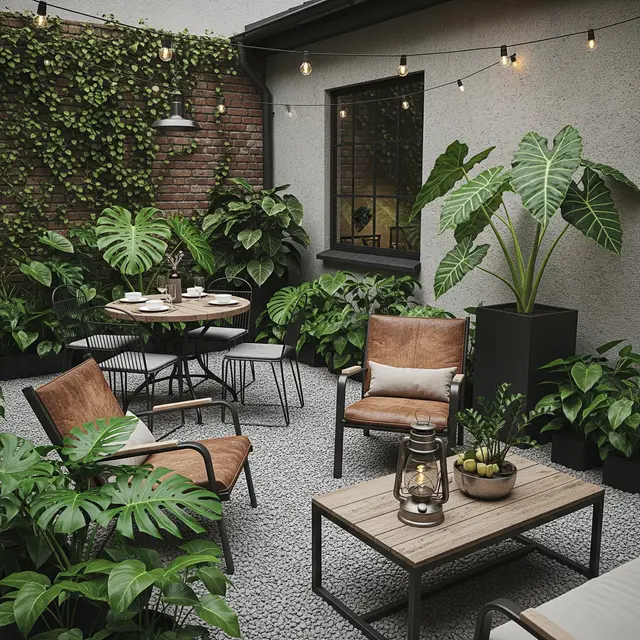 Sudut Belakang Rumah Kecil Bisa Jadi Ruang Favorit (AI Generated)