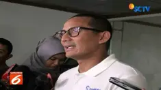 Sandiaga Uno meminta warga pendatang baru yang akan ke Jakarta harus mempunyai keterampilan sehingga tidak menambah angka kemiskinan.