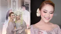 6 Detail Makeup Ayu Ting Ting di Pernikahan Syifa, Sanggul Mawarnya Curi Perhatian (Sumber: Instagram/ayutingting92)