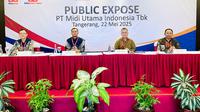 PT Midi Utama Indonesia Tbk (Alfamidi) menyelenggarakan Rapat Umum Pemegang Saham Tahunan (RUPST) di kantor pusat Alfa Tower, Tangerang. Hingga akhir 2024, pendapatan bersih Perseroan mencapai Rp19,89 triliun.