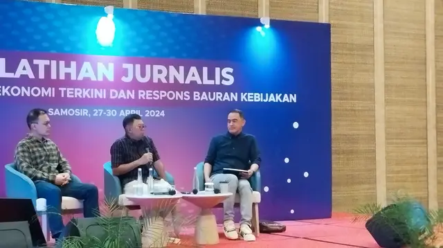 Diskusi Perkembangan Ekonomi Terkini dan Respon Bauran Kebijakan BI, di Kabupaten Samosir, Sumatera Utara, Minggu (28/4/2024). (Foto: Liputan6.com/Gagas YP)