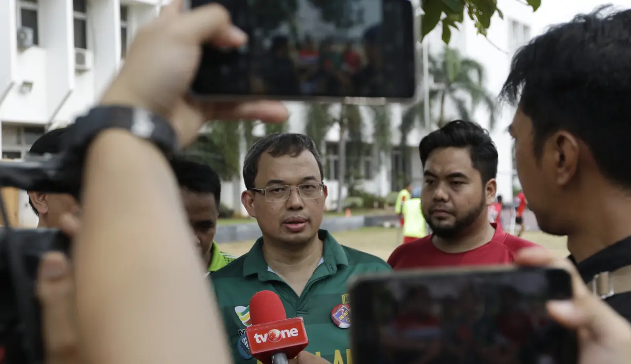 Vijaya Fitriyasa merasa prihatin dengan peringkat FIFA Indonesia yang bahkan masih kalah bagus dibanding Palestina. (Bola.com/Vitalis Yogi Trisna)