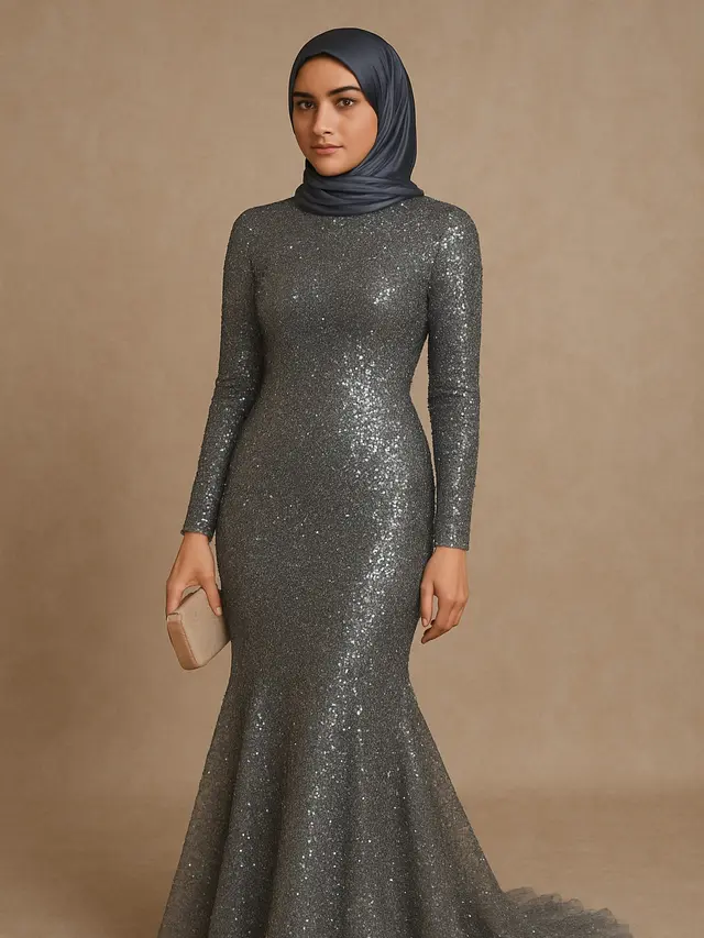 model gamis mermaid