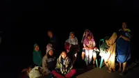 Suasana di Mataram pasca-gempa 7,0 SR di Mataram, Lombok (Liputan6/Sunariyah)