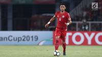 Pemain Persija, Maman Abdurrahman. (Liputan6.com/Helmi Fithriansyah)