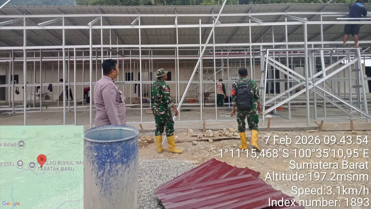 Kejar Puasa Nyaman, Pemerintah Terus Kebut Huntara untuk Warga Sumbar