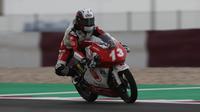Pebalap Indonesia dari Astra Honda Racing Team, Lucky Hendriansya, finis ketujuh pada balapan kedua Asia Talent Cup (ATC) di Sirkuit Losail, Qatar, Minggu (26/3/2017). (Astra Honda Racing Team)