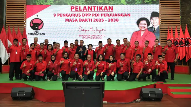 Struktur DPP PDIP periode 2025-2030.