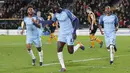 Pemain Manchester City, Yaya Toure mencetak satu gol lewat penalti pada laga Boxing Day di he Kingston Communications Stadium, (26/12/2016).  (Action Images via Reuters/Ed Sykes).
