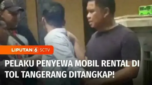 VIDEO: Pria Diduga Penyewa Mobil Bos Rental yang Ditembak di Tol Tangerang Ditangkap Polisi
