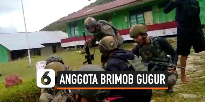 VIDEO: Baku Tembak di Papua Terjadi Lagi, Seorang Anggota Brimob Gugur
